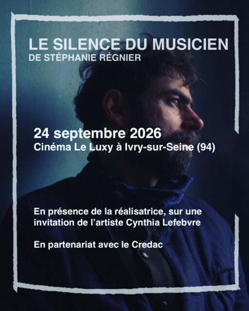 Jeudi 24 septembre à 20h 
Pierre Creton et Cynthia Lefebvre invitent leurs ami·es cinéastes !

Pierre Creton échangera avec Yassine Qnia pour son film "Fais croquer" (22 min) et avec Sophie Roger pour "Le Point aveugle "(30 min); Cynthia Lefebvre débattra avec Stéphanie Régnier pour "Le Silence du musicien" (1h16).

Cette soirée est organisée par le Luxy en partenariat avec le Centre d’art contemporain d’Ivry – @le_credac

🌺UN MOT SUR LA SOIRÉE🌺
En juin dernier, le réalisateur Pierre Creton présentait son œuvre plastique au Centre d’art contemporain d’Ivry – le Crédac dans une exposition intitulée 'Sambucus nigra'. C’était l’occasion pour le centre d’art et le Luxy de proposer d’explorer l’univers de ce cinéaste singulier.
Le Crédac accueillait également l'exposition " Quelques rayons d’attente" de
Cynthia Lefebvre.
C'est dans ce cadre qu'avait été pensée par les deux artistes cette séance sur le thème de l’amitié. Initialement prévue le 25 juin, cette soirée avait dû être décalée en raison de circonstances climatiques exceptionnelles. La voici enfin !

Rendez-vous le jeudi 24 septembre à 20h au Luxy, 77 av. Georges-Gosnat 94200 Ivry-sur-Seine
🎟️ Tarif unique : 3,50 € 

@lesilencedumusicien @corpus_films @thais_pom @steph_anieregnier @murailles_music @bonvalet.thomas