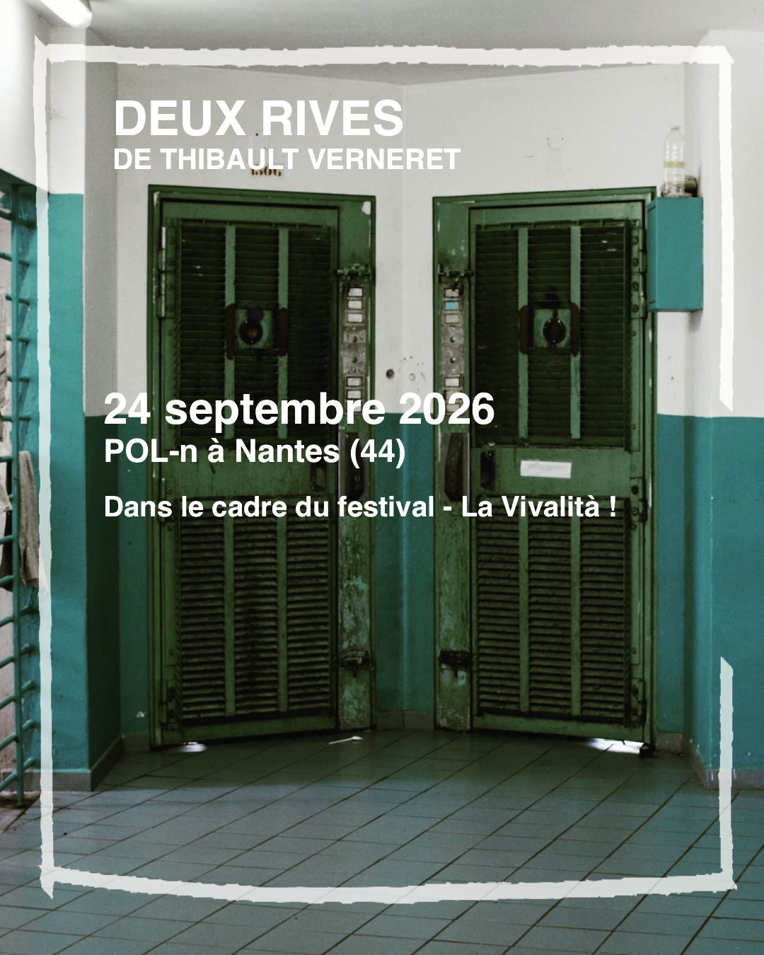 Le 24 septembre à 18h00
à Pol—n, 11 rue des olivettes - Nantes - Entrée à prix libre

FESTIVAL - LA VIVALITÀ ! #4
du 24 au 26 septembre 2026
Cinéma Documentaire - Restauration sur place, exclusivement sous forme de boulettes. 

D’années en années, la Vivalità affirme sa générosité et ses rondeurs. Trois séances par soir et une restauration tout en « boulettes » entre les films. Paysages en résistance, peuples qui montrent les crocs, intimités de cœurs battants, films imprévisibles et à débordement... cette 4ème édition fait la part belle au piment.

@la.vivalita